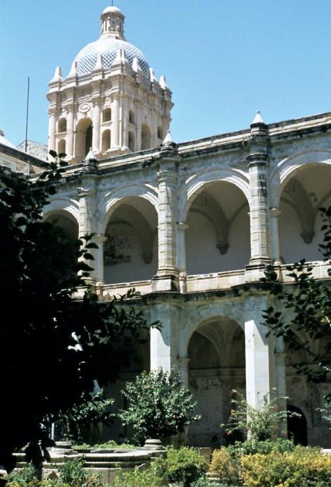 Oaxaca: Dominikanerkloster Santo Domingo - Kreuzgang (1980)