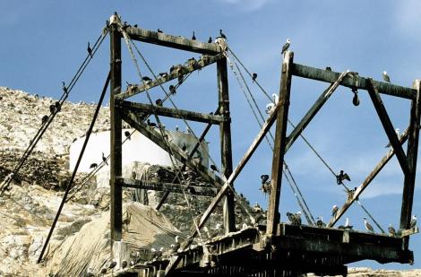 Ballestas-Inseln: Ladevorrichtung für Guano-Abbau (2005)