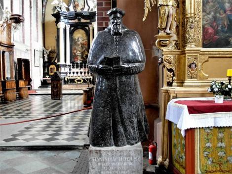 Frauenburg [poln. Frombork]: Dom - Hosius-Statue (2012)