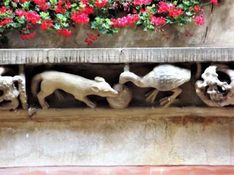 Rathaus: unterer Fries an der Südfassade (2014)