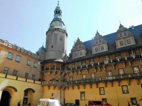 Oels [poln. Olesnica]: Schloss - Innenhof (2014)