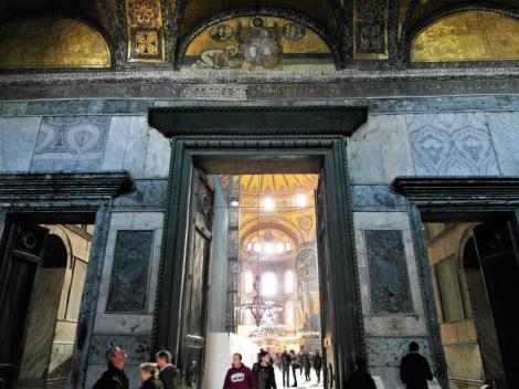Hagia Sophia: Innerer Narthex - Kaisertor (2014)