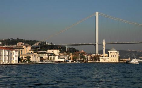 Ortaköy-Moschee und Borporusbrücke (2014)