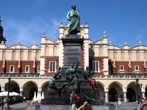 Krakau: Mickiewicz-Denkmal (2014)