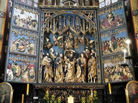 Krakau: Marienkirche - Marienaltar von Veit Stoß in geöffnetem Zustand (2014)