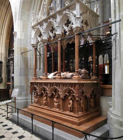 Krakau: Kathedrale - Grabmal von Kasimir III., d. Gr. (2014)