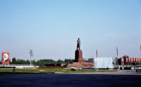 Taschkent: Leninplatz mit Lenin-Denkmal (1984)