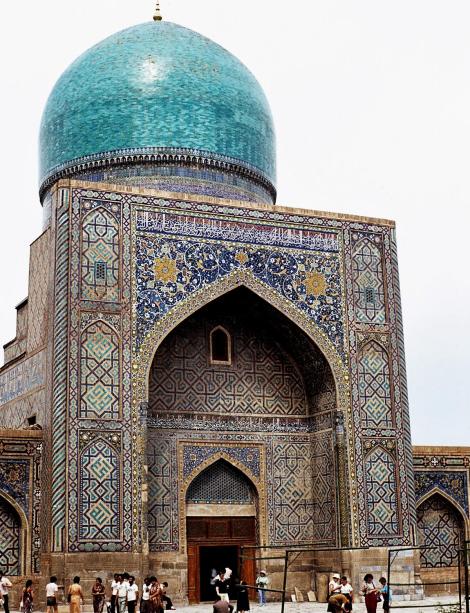 Samarkand: Moschee in der Medrese Tillja Kari (1984)