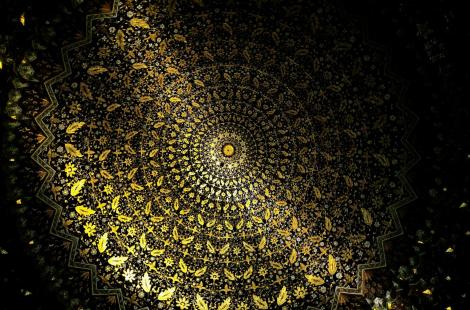 Samarkand: Kuppel der Moschee in der Medrese Tillja Kari (1984)