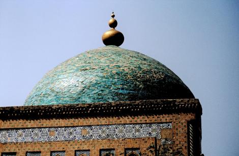 Chiwa: Kuppel des Mausoleums Pahlawan Mahmud (1984)