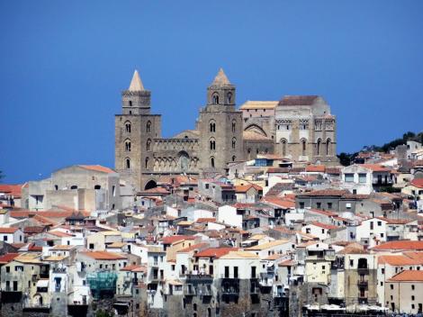 Cefalu: Blick zur Kathedrale (2018)