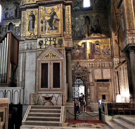 Monreale: Dom - Chor [Nordseite mit linkem Chornebenraum] (2018)