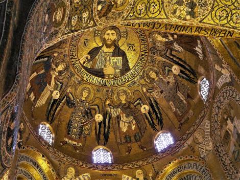 Palermo: Cappella Palatina im Normannenpalast - Kuppel (2018)