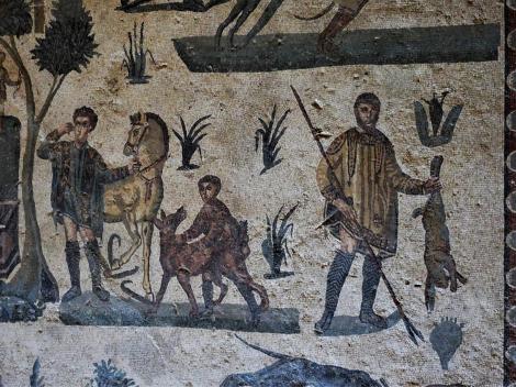 Villa Romana del Casale: Saal der kleinen Jagd (2018)