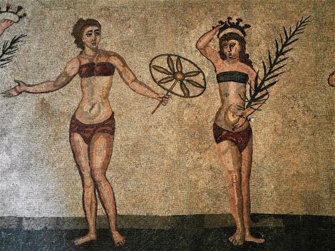 Villa Romana del Casale: Saal der Sportlerinnen (2018)