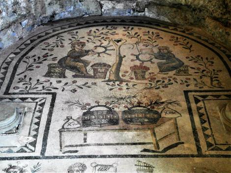 Villa Romana del Casale: Cubiculum der Musiker und Schauspieler (2018)