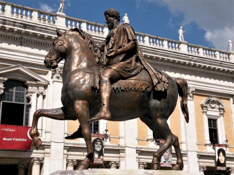 Marc Aurel-Statue [Kopie] auf dem Kapitolsplatz (2013)