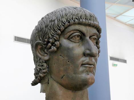Kapitolinische Museen: Bronzestatue Konstantins des Großen (2013)