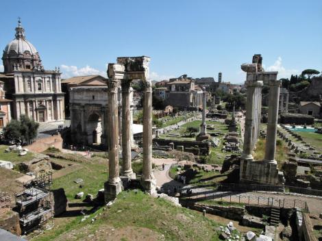Forum Romanum [Blick vom Tabularium] (2013)