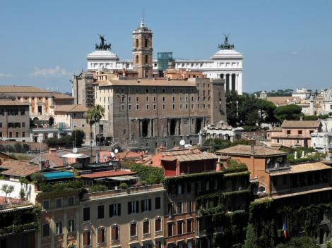 Blick vom Palatin zum Kapitol (2013)