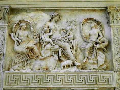 Ara pacis - Friedensaltar des Augustus Tellusfries (2013)