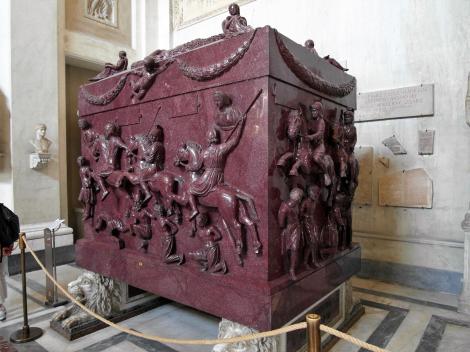 Vatikanische Museen - Museo Pio-Clementino: Sarkophag der Helena (2013)