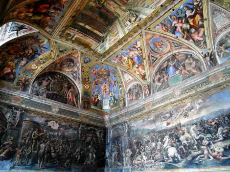 Vatikanische Museen - Stanzen des Raffael: Constantinsaal (2013)