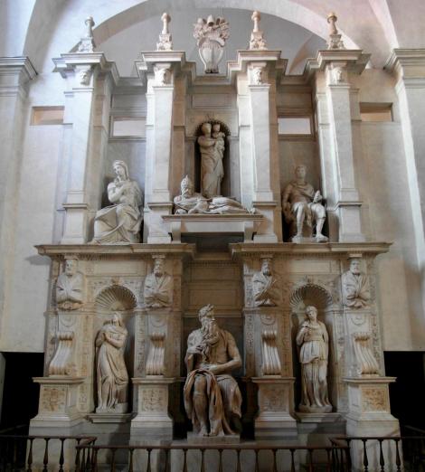 Kirche San Pietro in Vincoli: Grabmal für Papst Julius II. von Michelangelo (2013)