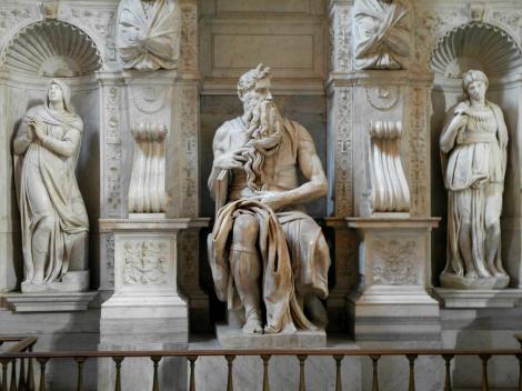 Kirche San Pietro in Vincoli: Grabmal für Papst Julius II. von Michelangelo (2013)