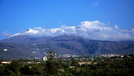 Blick von Acireale zum Ätna (1999)