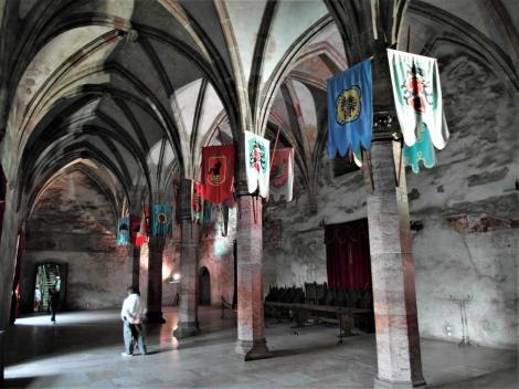 Eisenmarkt: Hunyadi-Burg - Großer Saal im Obergeschoss (2018)