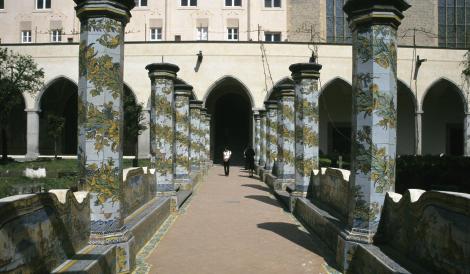 Neapel: Kirche Santa Chiara - Kreuzgang (2000)