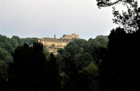Capri: Blick zur Villa Jovis [Palast von Kaiser Tiberius] (2000)