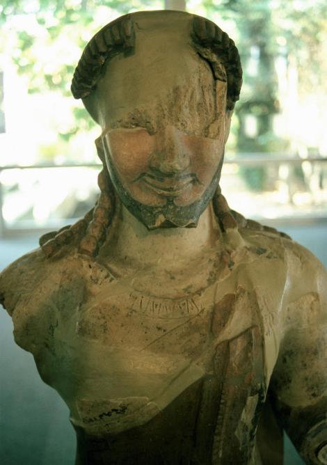 Paestum: Museum - Kultstatue, evtl. Zeus (2000)
