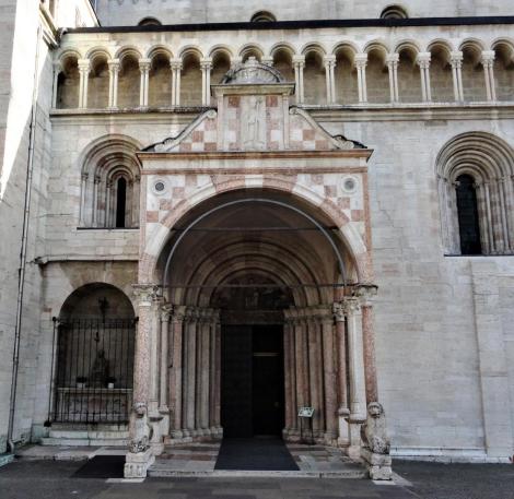 Trient: Dom - Bischofsportal an der Nordseite (2017)