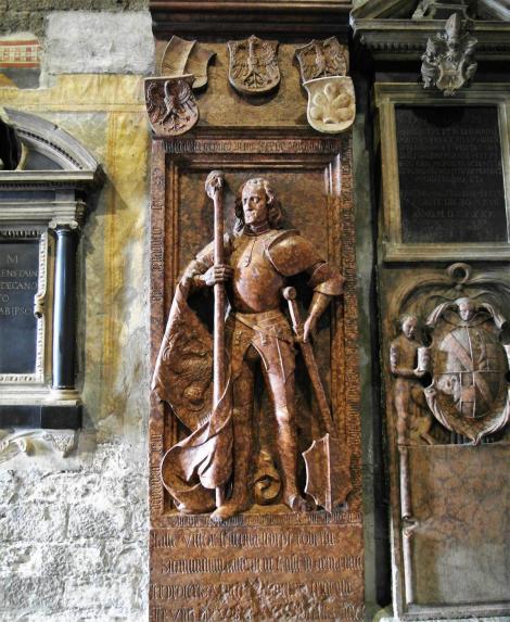 Trient: Dom - Grabplatte von Roberto Sanseverino (2017)