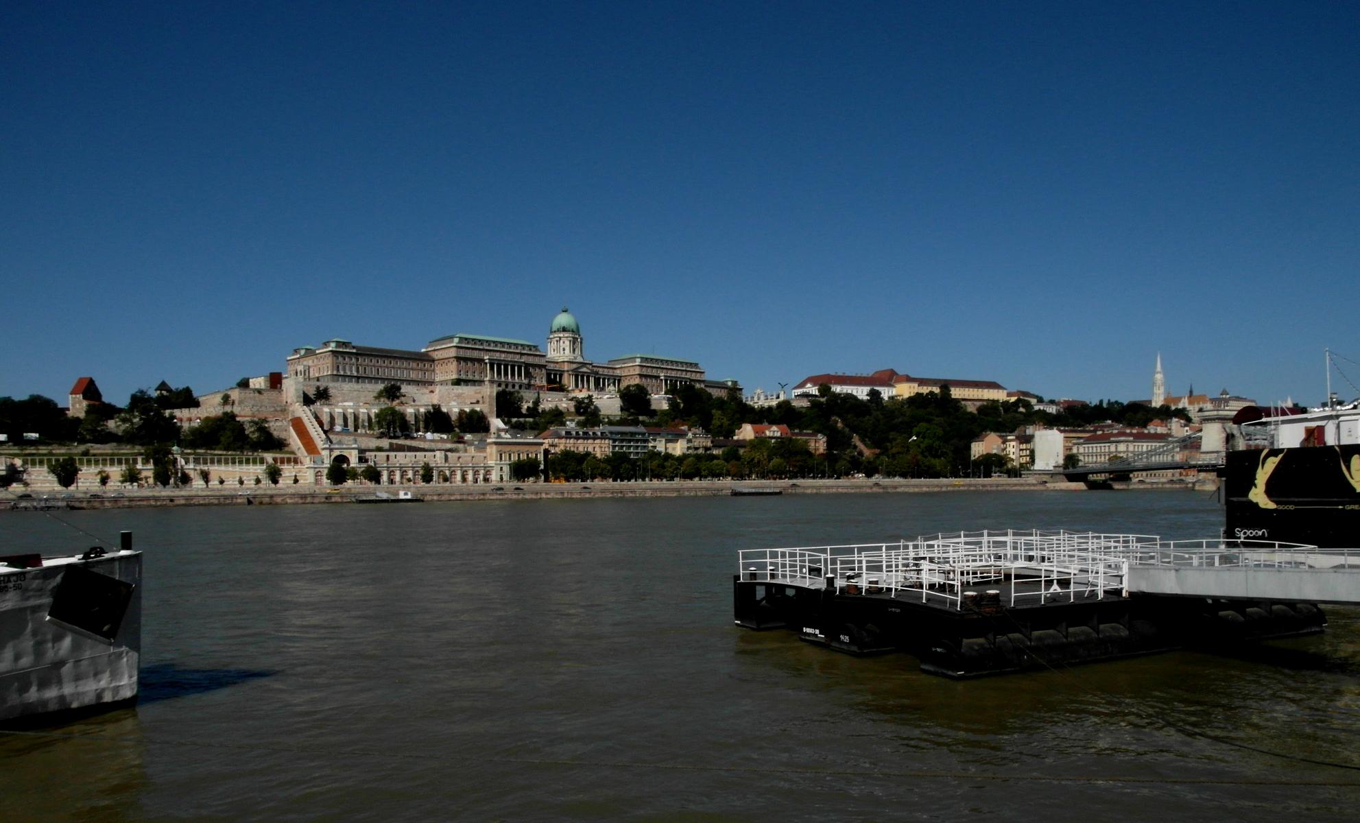 Budapest: Blick zum Budaer Burgberg (2014)