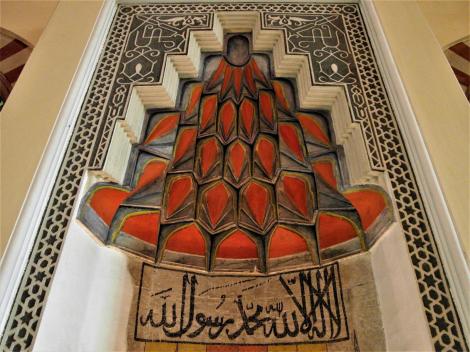 Fünfkirchen: Innerstädtische Pfarrkirche, ursprünglich Moschee - Gebetsnische (2008)