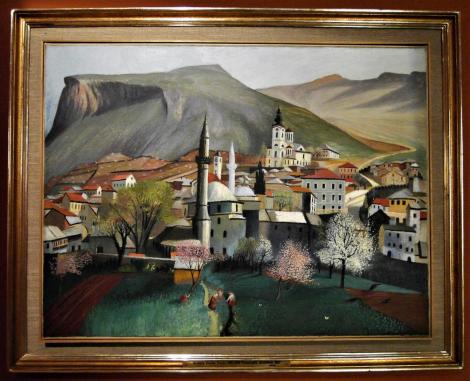 Fünfkirchen: Csontváry-Museum - "Frühlingsbeginn in Mostar" (2018)