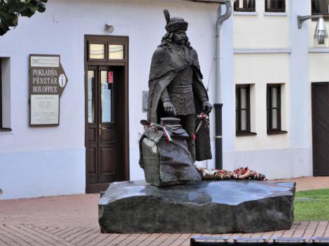 Kaschau: Rakoczi-Gedenkstätte - Rakoczi-Statue (2018)