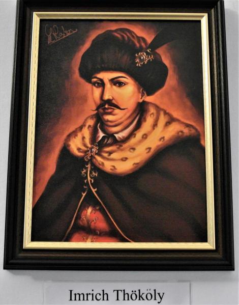 Käsmark: Neue evangelische Kirche - Portrait von Emmerich Thököly im Thököly-Mausoleum (2018)