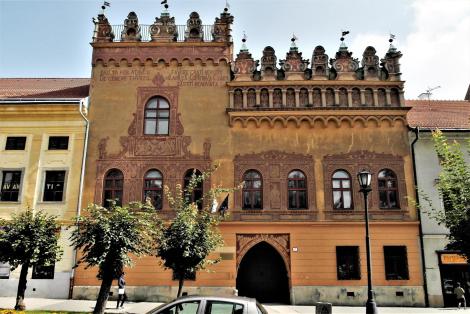 Leutschau: Marktplatz Ostseite - Thurzo-Haus (2018)
