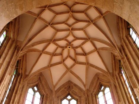 Siklós: Burgkapelle - Gewölbe (2015)