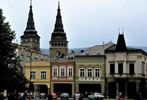 Sillein [slowak. Žilina]: Marktplatz (1980)
