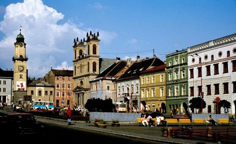 Neusohl [slowak. Banská Bystrica]: Marktplatz (1980)