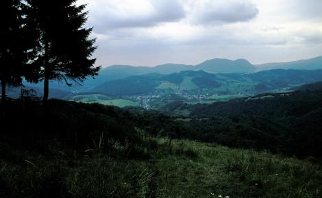 Landschaft nördlich Dobschau [slowak. Dobšiná] (2004)