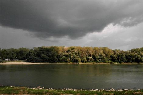 Szegedin (ung. Szeged): Blick auf die Theiß (2018)