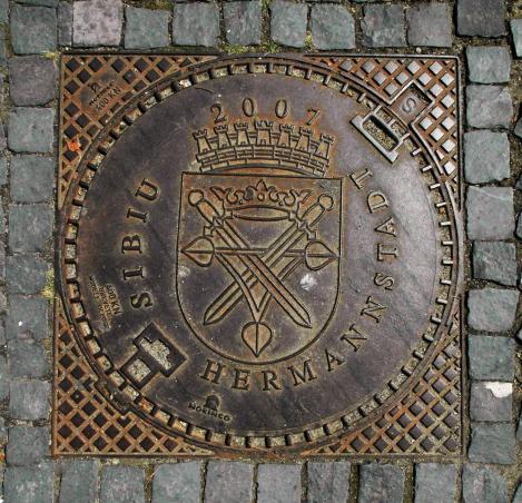 Hermannstadt: Kanaldeckel (2018)