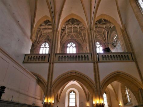 Hermannstadt: Evangelische Stadtpfarrkirche - Ferula mit Südempore (2018)