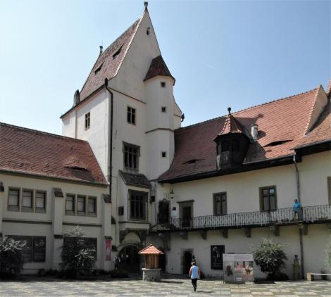 Hermannstadt: Altes Rathaus [Haus Altemberger] - Innenhof mit Wohnturm (2018)